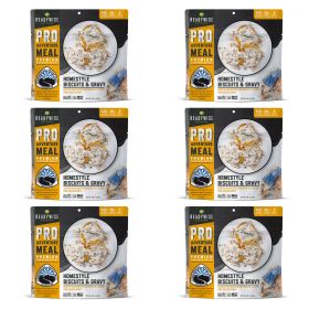 6 CT ReadyWise Pro Adventure Meal Homestyle Biscuits & Gravy with Sausage