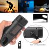 LED Flashlight Hand Crank Solar Powered Rechargeable Survival Gear Self Powered Charging Torch Dynamo for Fishing Boating Hiking