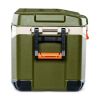 52 qt. Hard Surface Refrigerator Cooler, Green and Orange